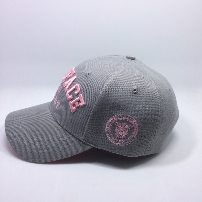 Capuchón Baseball - gris/rosa