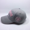 Baseballkappe - grau/rosa