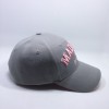 Baseballkappe - grau/rosa