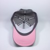 Baseballkappe - grau/rosa