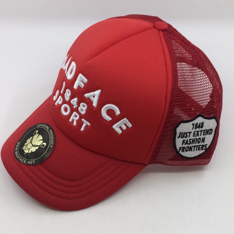 Casquette Trucker - RedToRed (white)