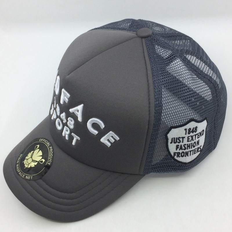 Casquette Trucker - GreyToGrey (white)