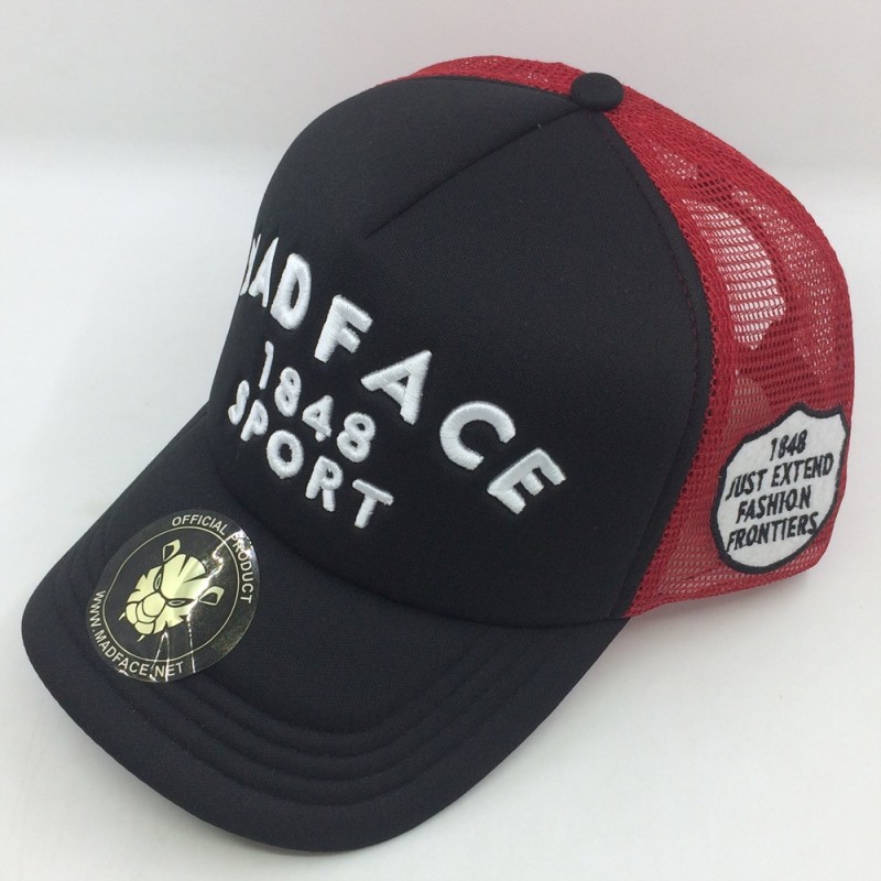 Casquette Trucker - red/black (white)
