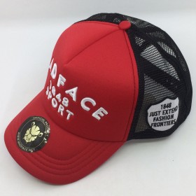 Casquette Trucker - black/red (white)