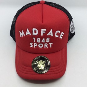 Casquette Trucker - black/red (white)