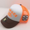 Casquette Trucker - orange/white/brown