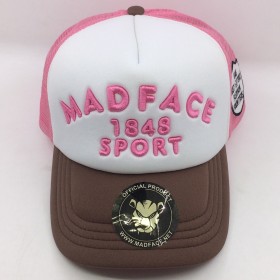 Casquette Trucker - pink/white/brown