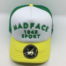 Casquette Trucker - green/white/yellow