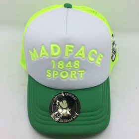 Casquette Trucker - yellow/white/green