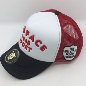 Casquette Trucker - red/white/black