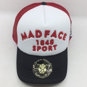 Casquette Trucker - red/white/black